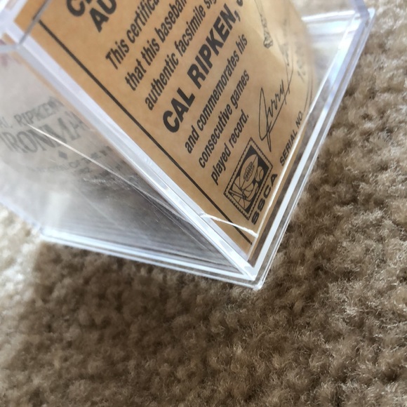 Cal Ripken Jr. Ironman Commemorative Photo Ball - Picture 7 of 7